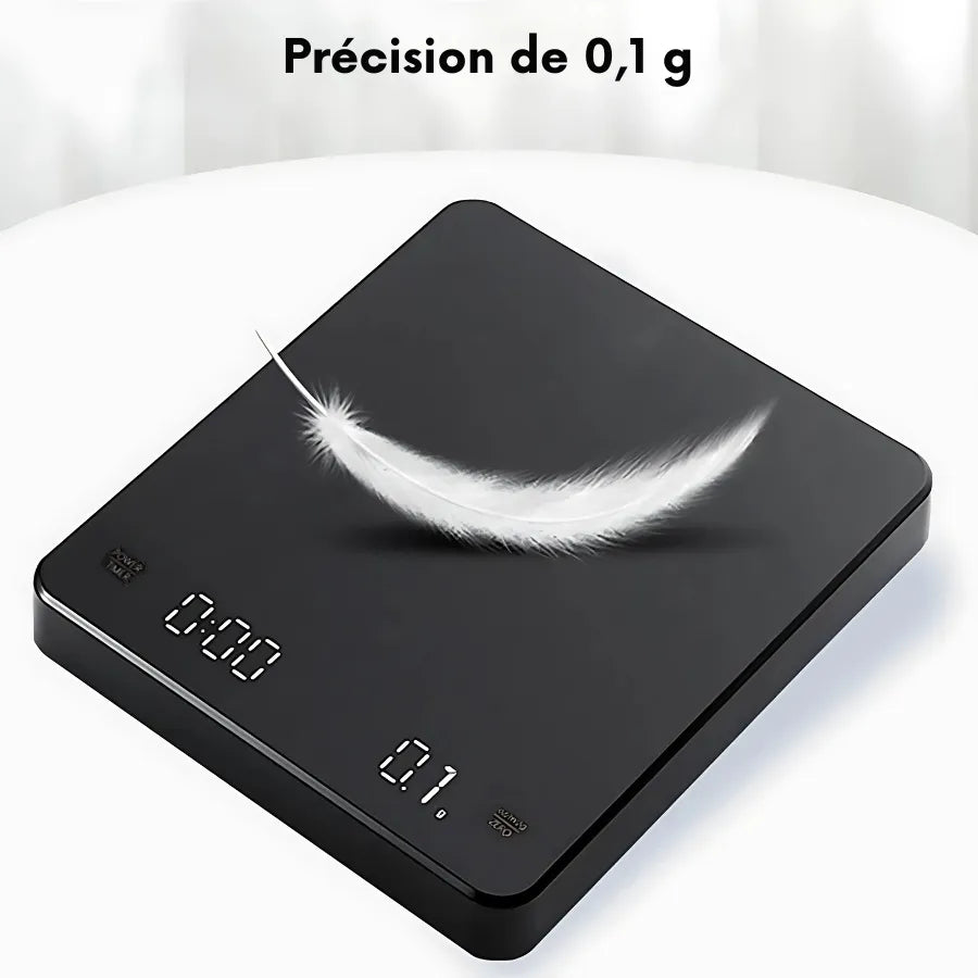 Balance à Café de Haute Précision – Minuterie et Recharge USB-C