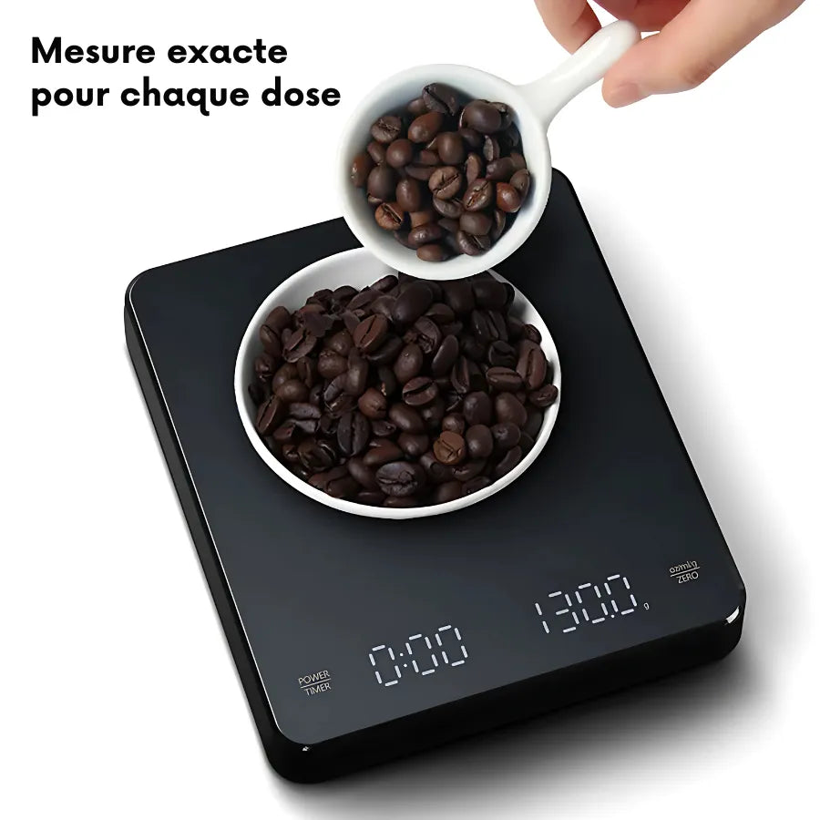 Balance à Café de Haute Précision – Minuterie et Recharge USB-C