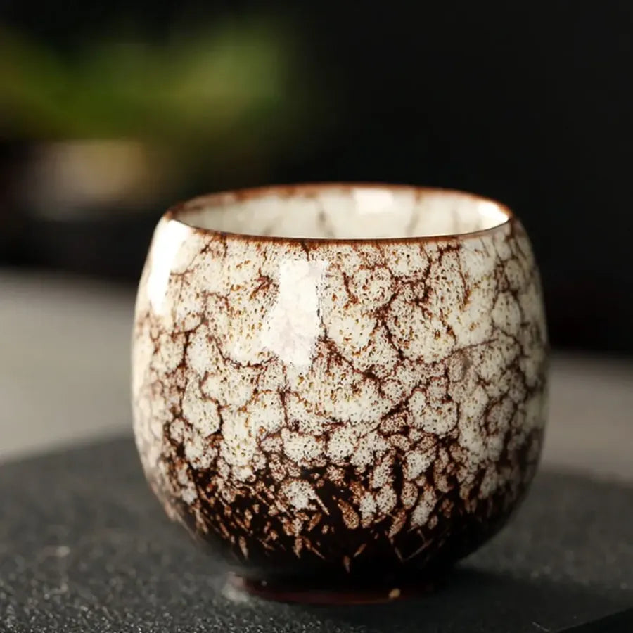 Tasse à Café Japonaise en Céramique - Beige