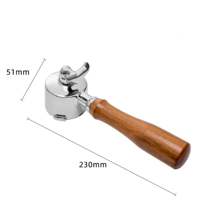 Porte-filtre à Café à 3 Oreilles, 51mm, Filtre à Double Bec En Acier Inoxydable Pour Machine à Café Expresso Delonghi Dedica Ec680 Ec685