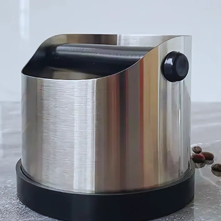 Boîte à marc de café en acier inoxydable