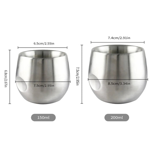 Tasse Espresso en Acier Inoxydable